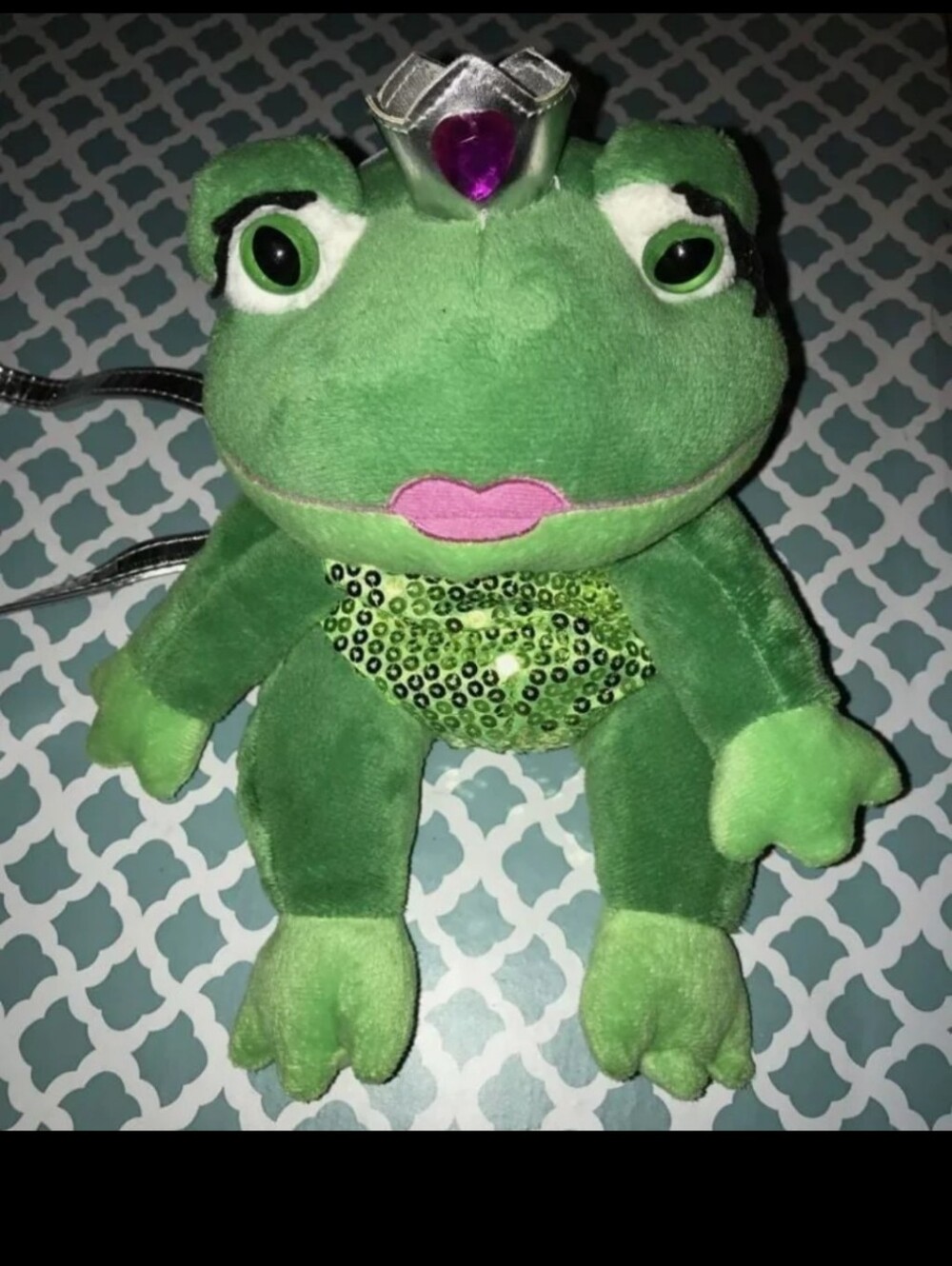 Super Cute Poochie & Co Purse Princess Frog Bag.
